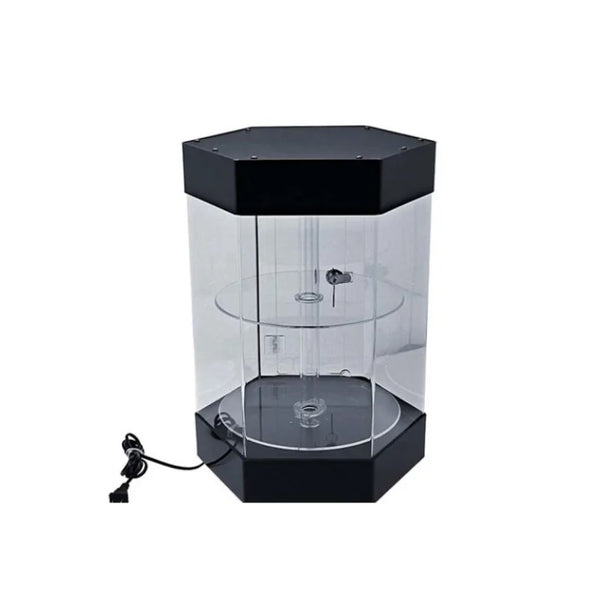 Black Counter top Watch Stand with Lock – Classy Imports Inc